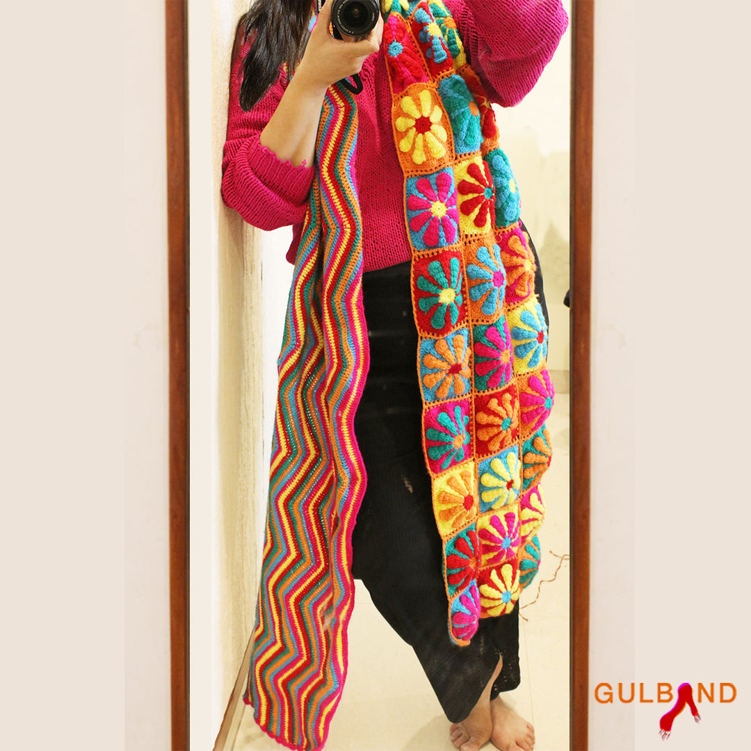 Flower Frenzy Muffler