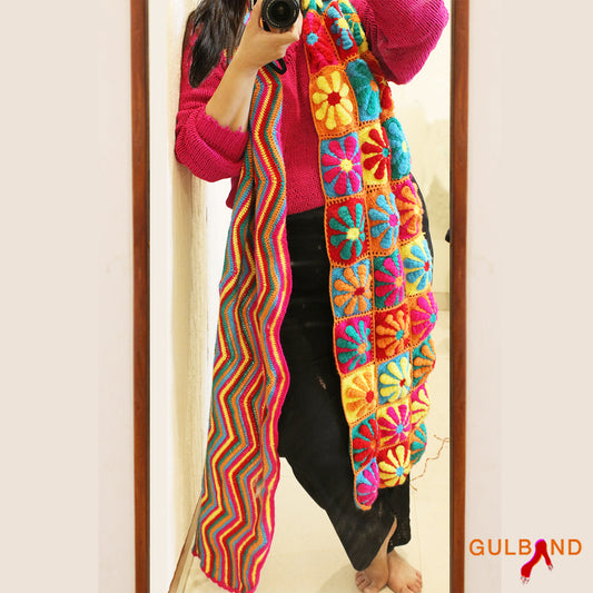 Flower Frenzy Muffler