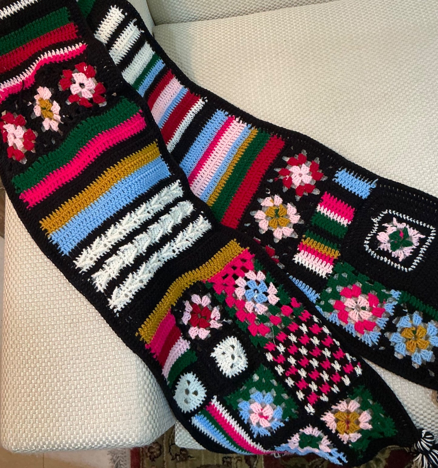 Colourful candy Muffler