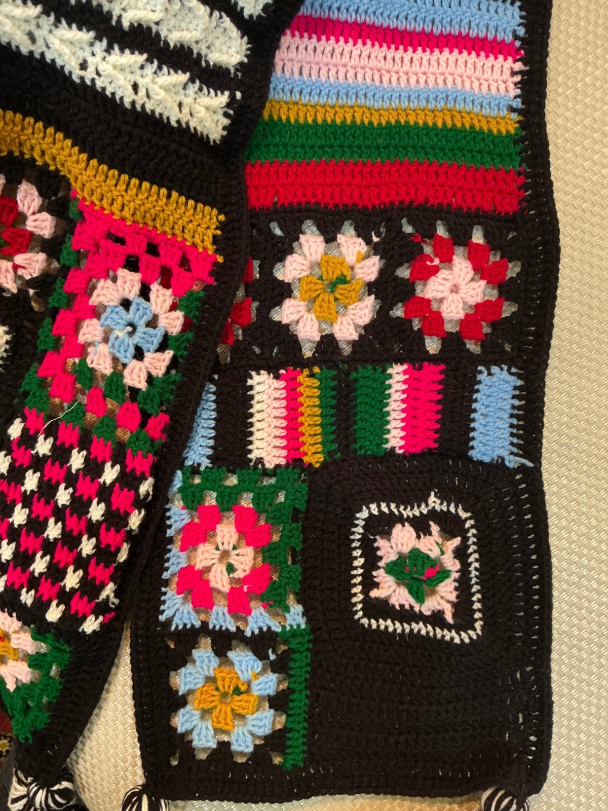 Colourful candy Muffler